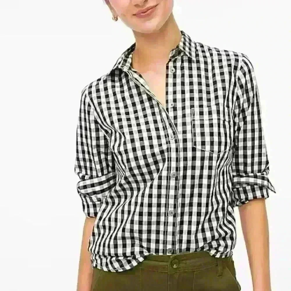 J Crew Checker Sweater - Picture 3 of 13